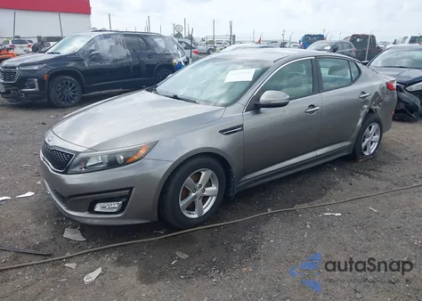 2015 Kia Optima Lx z USA, uszkodzony, nr VIN 5XXGM4A77FG496461
